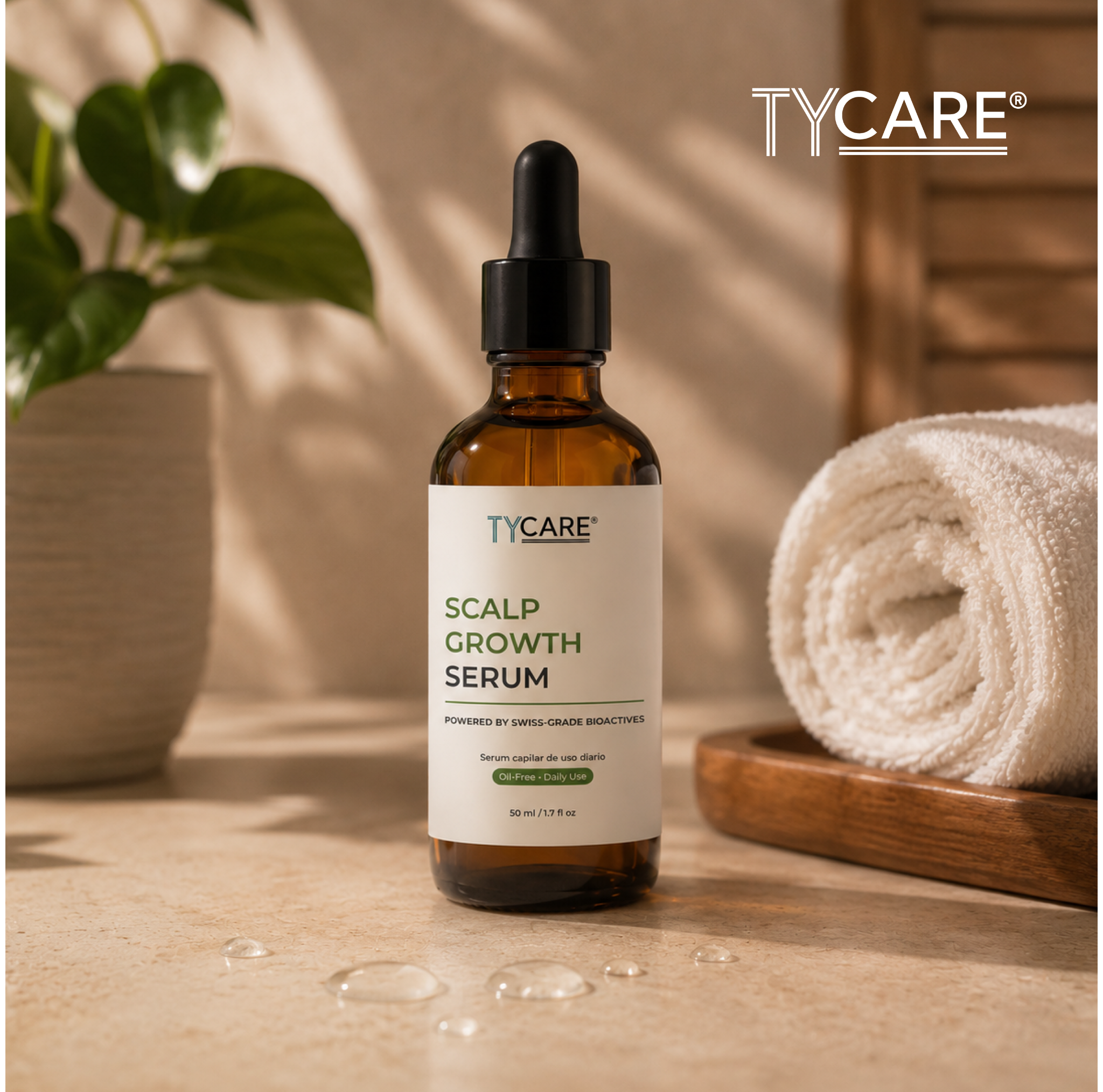 Scalp Growth Serum – Powered by Swiss-Grade Bioactives | 50 ml TY CARE